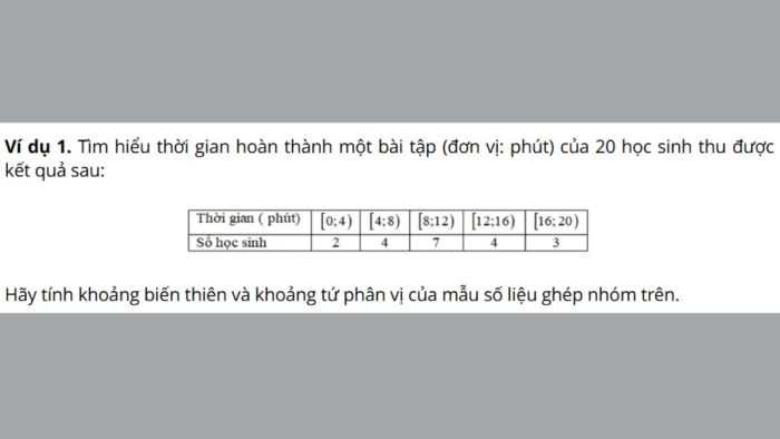 phương pháp xác định khoảng tứ phân vị