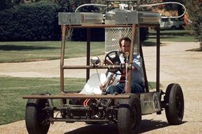 Dr. Carlos Ordonez drives the 