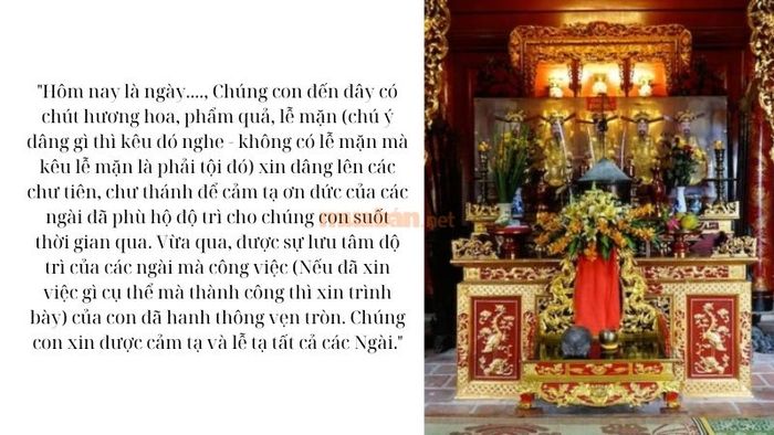 Sau khi khấn xin, đừng quên thực hiện nghi lễ trả lễ Ông Hoàng Mười