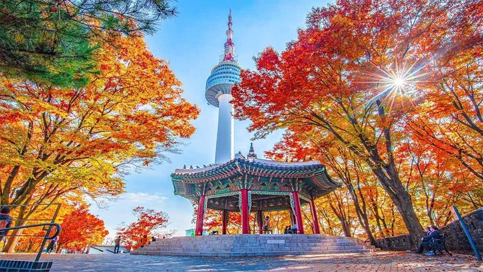 phong cảnh hữu tình tại Hàn Quốc