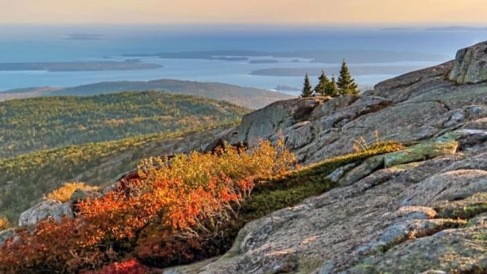 Cadillac Mountain is a prime spot for witnessing breathtaking sunrises and sunsets.