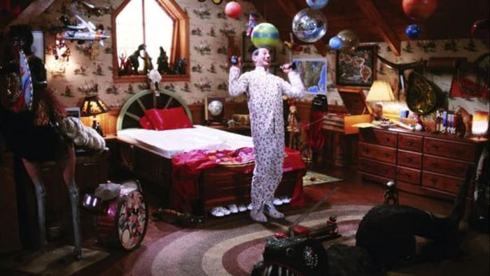 Paul Reubens as Pee-wee Herman in the 1985 film, Pee-wee's Big Adventure.