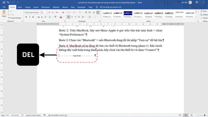 Tại sao cần phải biết cách xóa Section Break
