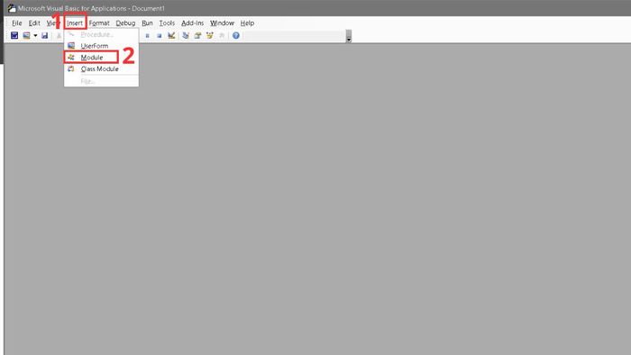 Xóa Section Break trong Word bằng VBA bước 2 (Hình minh họa)