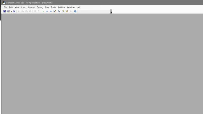 Xóa Section Break trong Word bằng VBA bước 1 (Hình minh họa)
