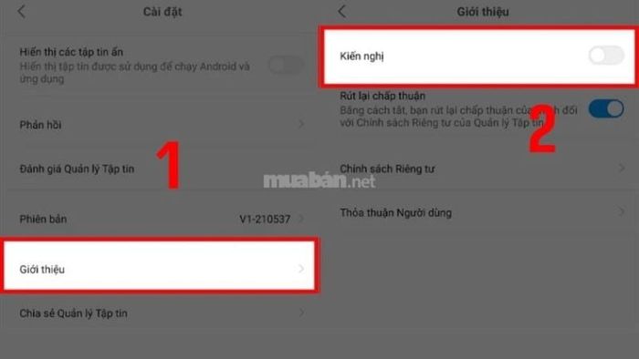 Hướng dẫn chặn quảng cáo trong ứng dụng Tệp trên điện thoại Xiaomi