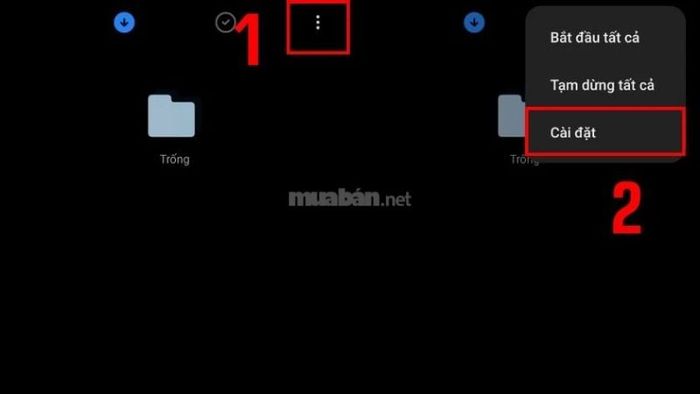 Hướng dẫn tắt quảng cáo trong ứng dụng Tải xuống trên điện thoại Xiaomi