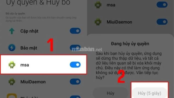 Chặn quảng cáo trên điện thoại Xiaomi một cách đơn giản bằng việc thu hồi quyền MSA