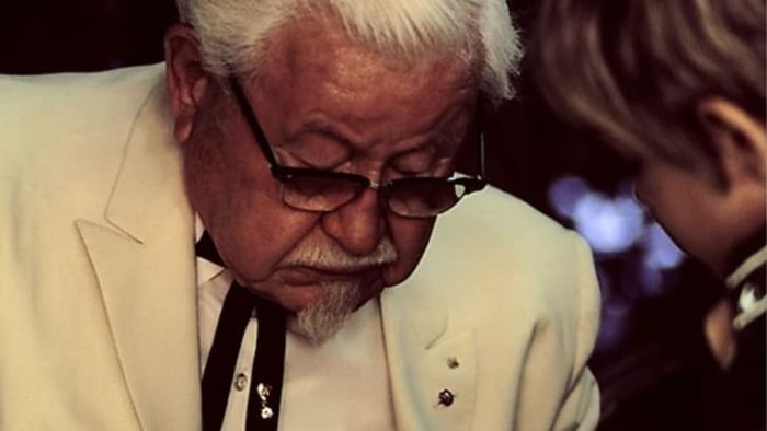 Colonel Sanders during the 1970s.