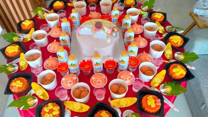 Lễ vật cúng mụ dành cho bé gái