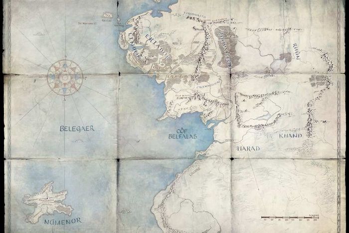 middle-earth map