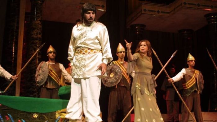 A theatrical adaptation of the novel, staged at the al-Hussein Culture Center in Amman, Jordan, in 2002.