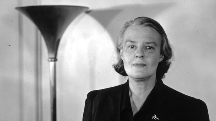 Dorothy Thompson, an American author, journalist, and feminist, captured in London during 1941