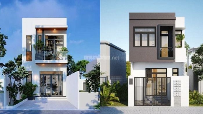 Thiết kế nhà phố 1 trệt 1 lầu 5x15 theo phong cách hiện đại