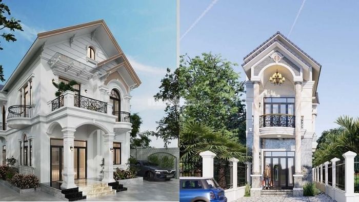 Kiến trúc nhà 5x15 hai tầng kết hợp giữa vẻ đẹp tân cổ điển và nét hiện đại