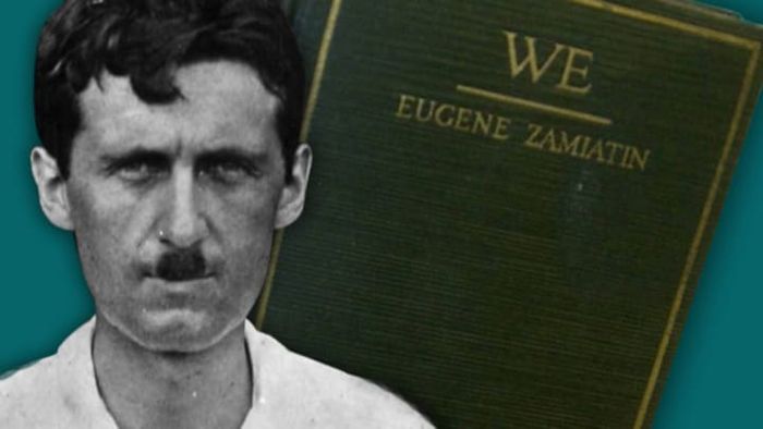 Orwell and 'We' // public domain, courtesy of Wikimedia Commons