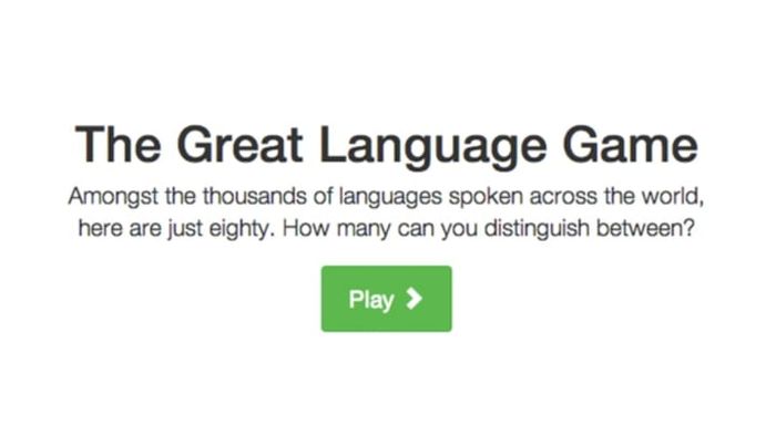 The Great Language Game