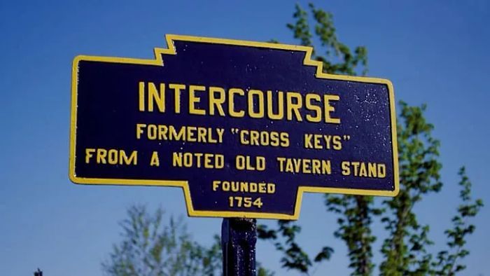 Greetings from Intercourse!