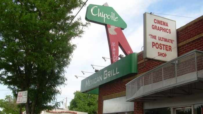 The inaugural Chipotle location.
