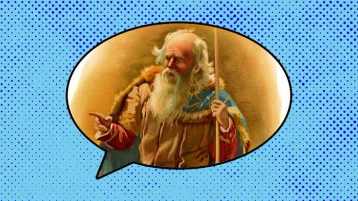 Polonius in 'Hamlet' offering his timeless counsel.
