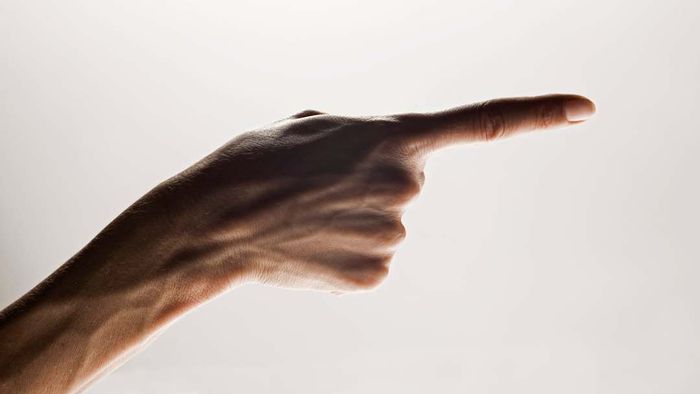 Hand pointing