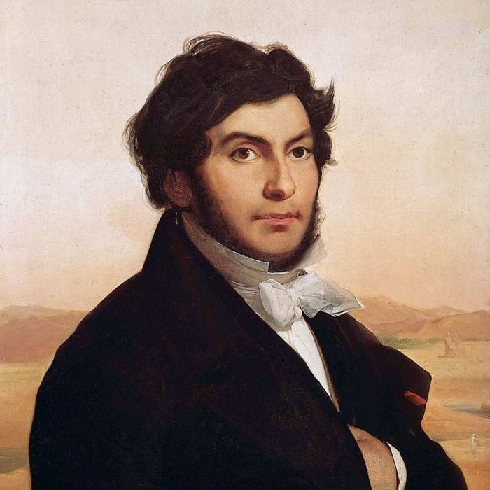 Portrait of Jean-Francois Champollion by Leon Cogniet