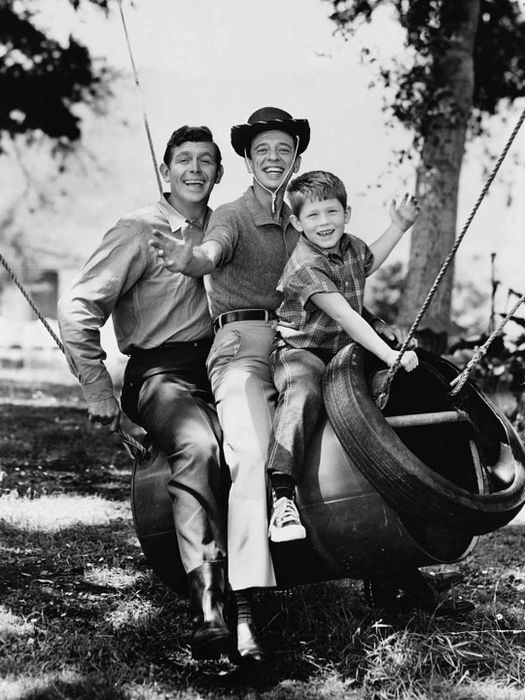 Andy Griffith, Don Knotts, and Ron Howard