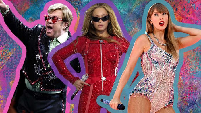 Artists like Elton John, Beyoncé, and Taylor Swift dominate the list.