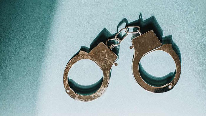 Handcuffs are shown
