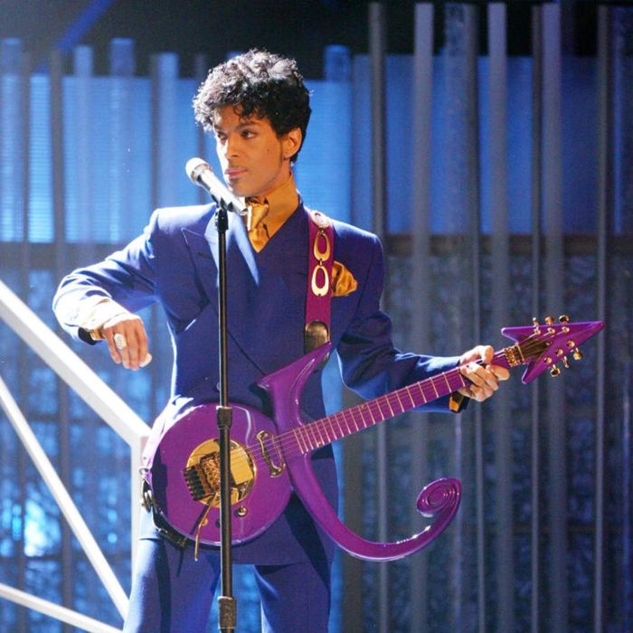 A photograph of Prince