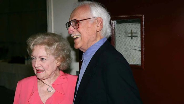 'The Golden Girls' stars Betty White and Harold Gould