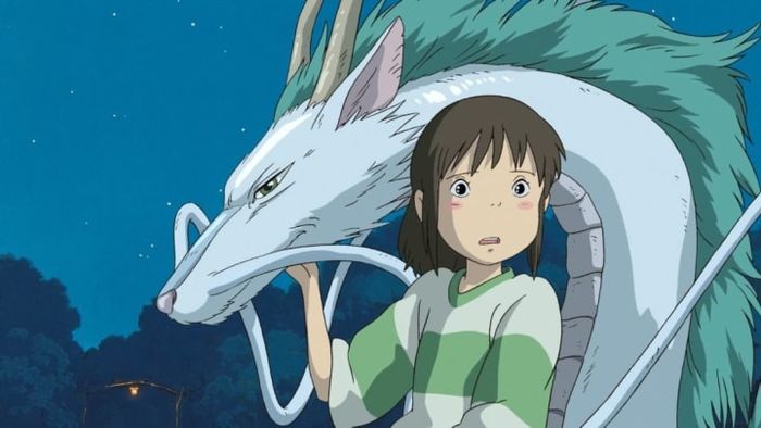 A moment from the 2001 masterpiece, Spirited Away.