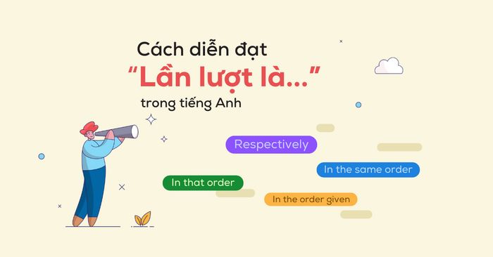 cac cach dien dat lan luot la trong tieng anh van dung vao ielts