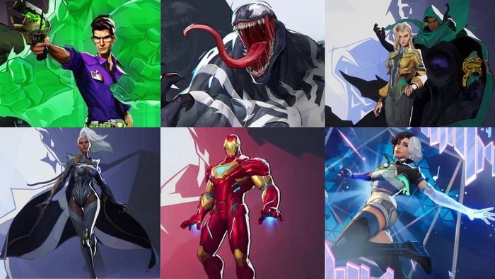 Danh sách các siêu anh hùng mạnh nhất trong game Marvel Rivals