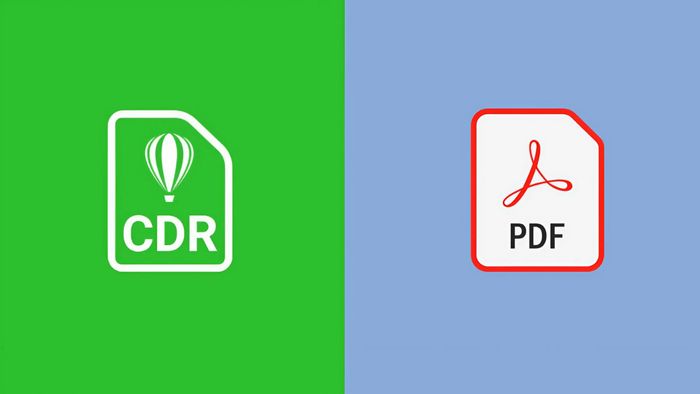 Sự khác biệt giữa File CDR và File PDF