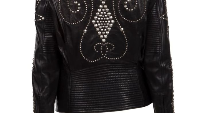 The leather jacket Taylor famously wore during her appearance on The Johnny Carson Show.