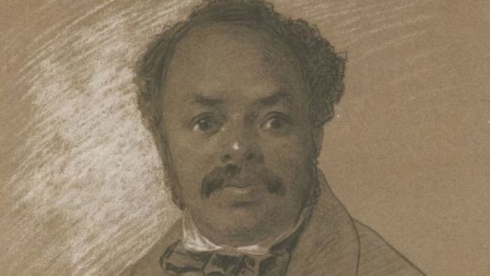 Portrait of Ira Aldridge in 1858