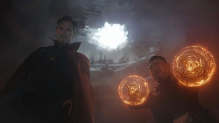 Benedict Wong and Benedict Cumberbatch star in Avengers: Infinity War (2018).