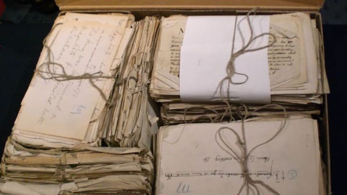 Entry slips for the Oxford English Dictionary