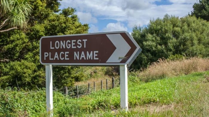 Fitting the longest place name in the world onto a small sign would be quite a challenge.