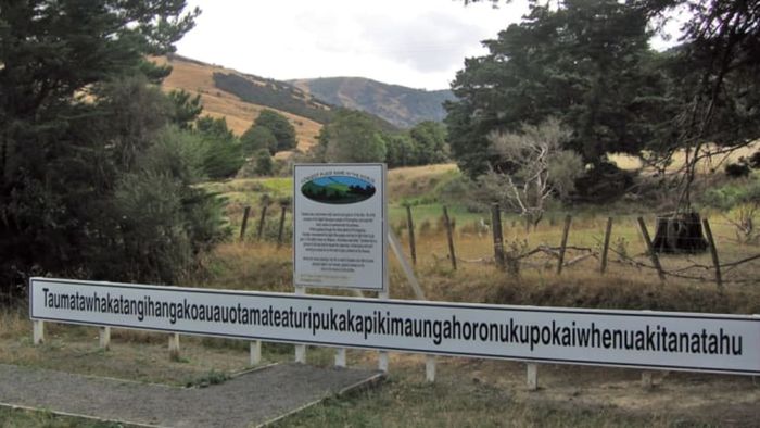 A massive sign is necessary to display the world's longest place name.