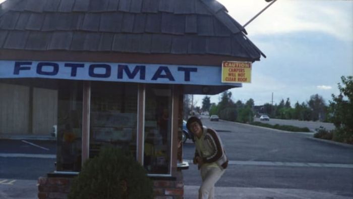 Fotomat booths were typically situated in parking lots.