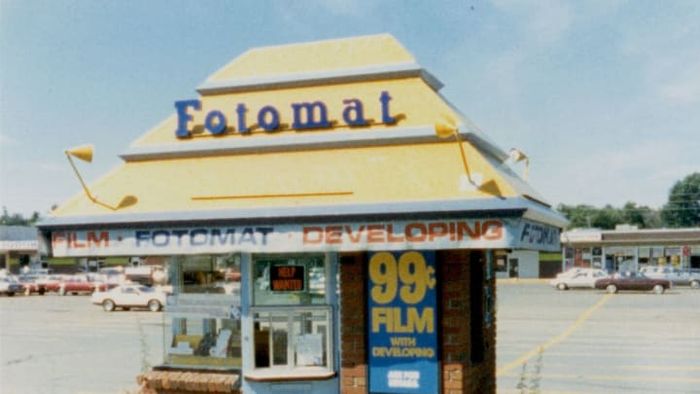 Fotomat promised quick and efficient photo development in the 1970s.