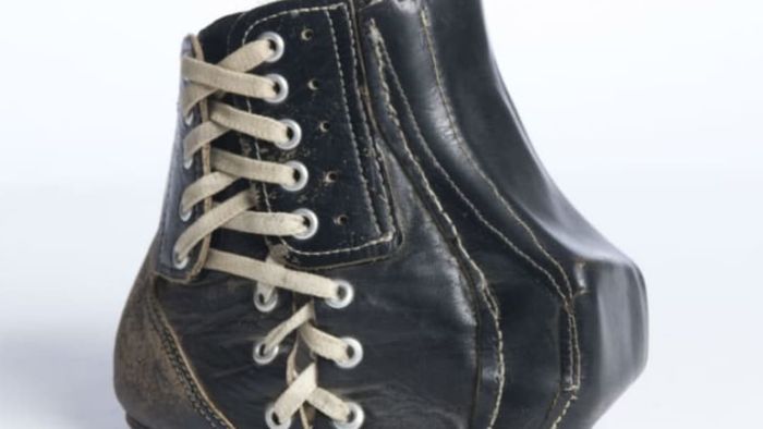 Tom Dempsey's custom football shoe.