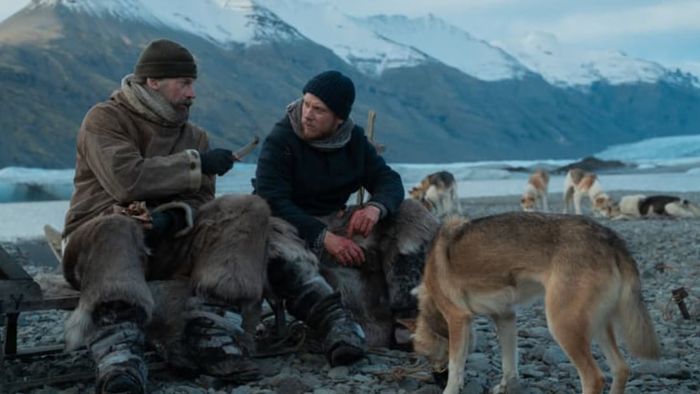 Coster-Waldau and Cole in Against the Ice.