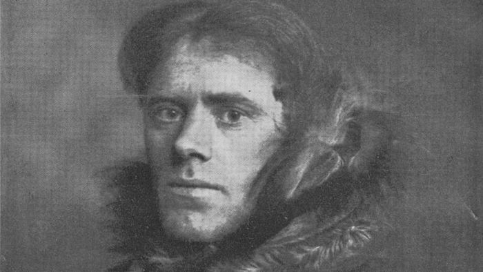 A 1908 sketch of Ejnar Mikkelsen by Beverly Bennett Dobbs.