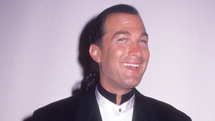 Steven Seagal, the unlikely comedy figure.