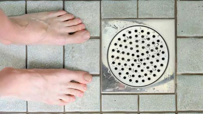 Next time, make life easier by slipping on a pair before stepping into the shower.
