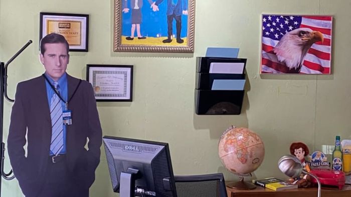 The workplace of the world's greatest boss.