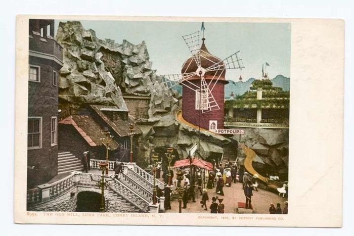 The Old Mill at Coney Island's Luna Park, circa 1898.